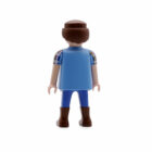 Playmobil Chico de azul con botas marrones ¡Mercadillo! | clickclack.es