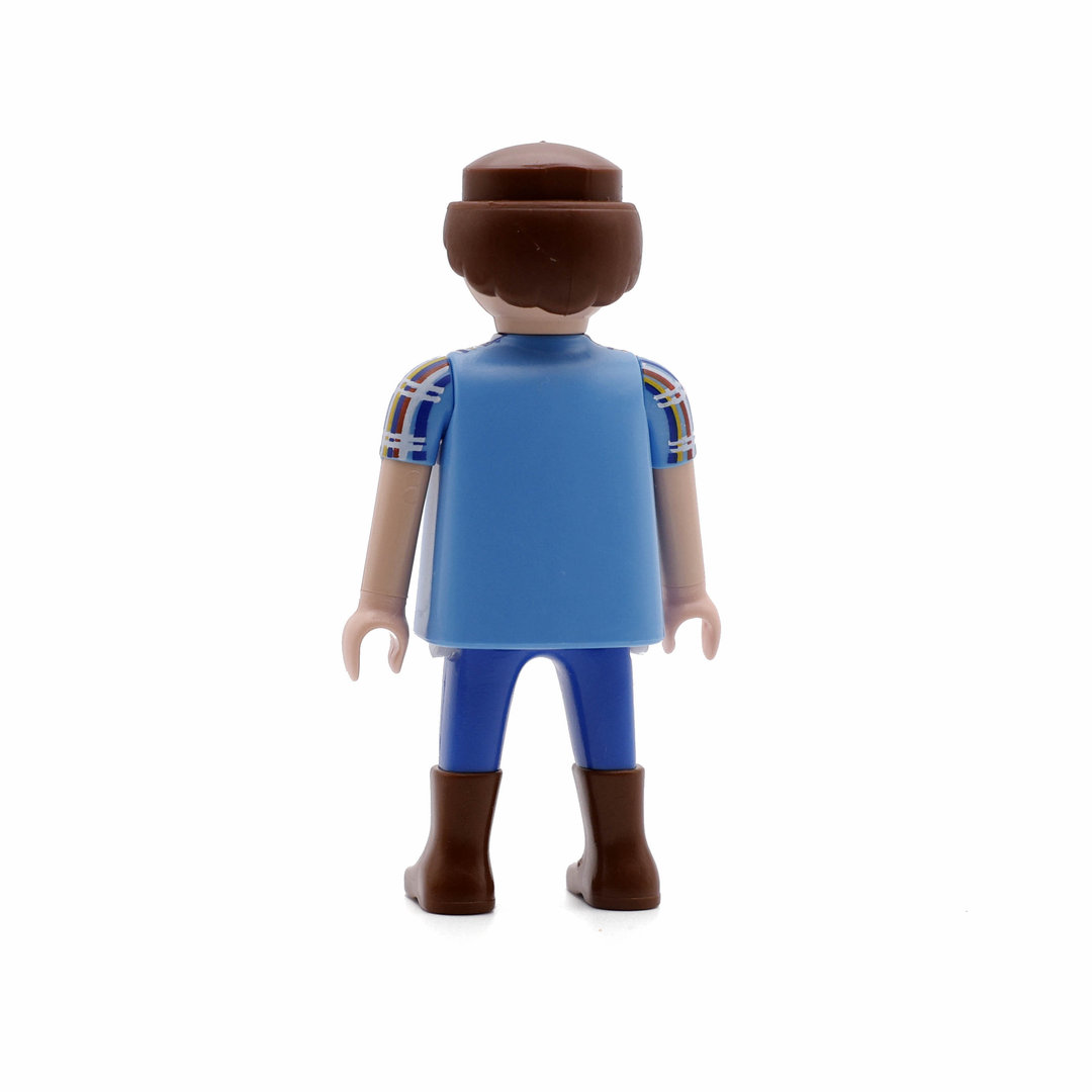 Playmobil Chico de azul con botas marrones ¡Mercadillo! | clickclack.es