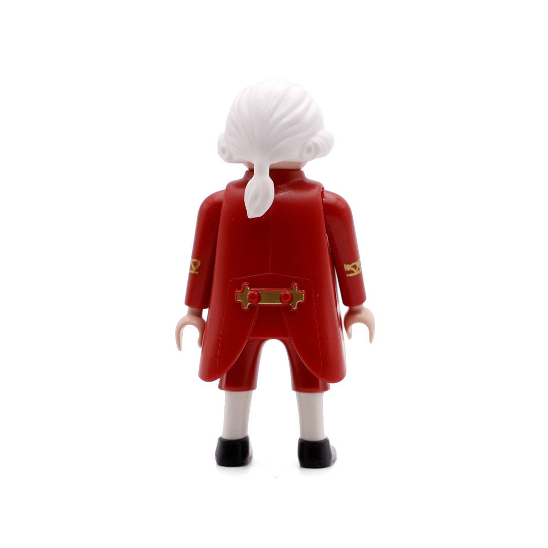 Playmobil Caballero noble de rojo con pelo blanco ¡Mercadillo! | clickclack.es