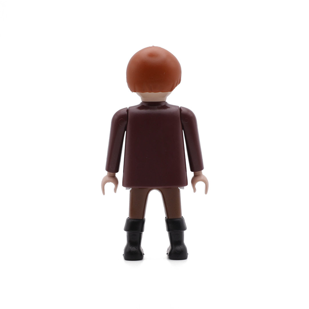 Playmobil Aldeano pelirrojo de marrón ¡Mercadillo! | clickclack.es