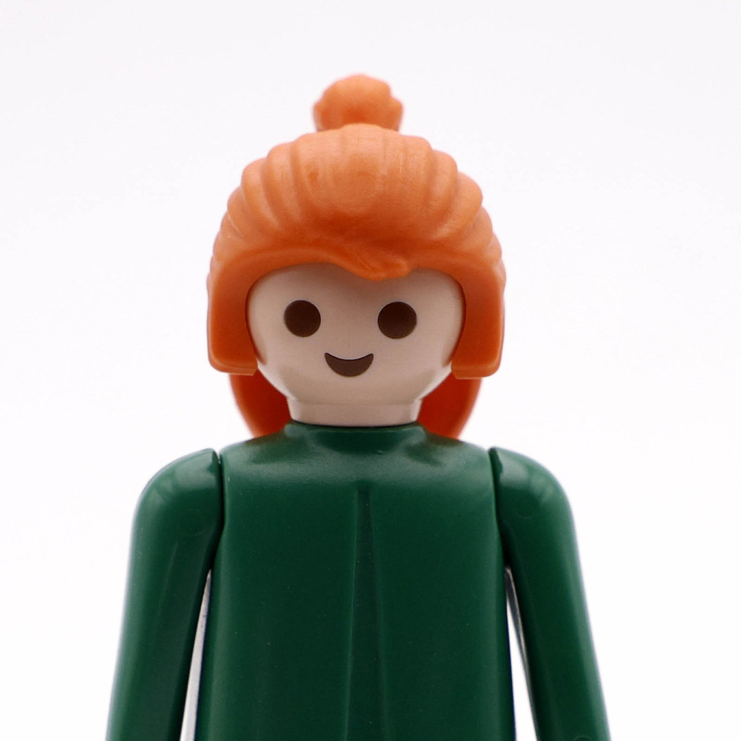 Playmobil Pelo pelirrojo naranja largo ¡Despiece! | clickclack.es