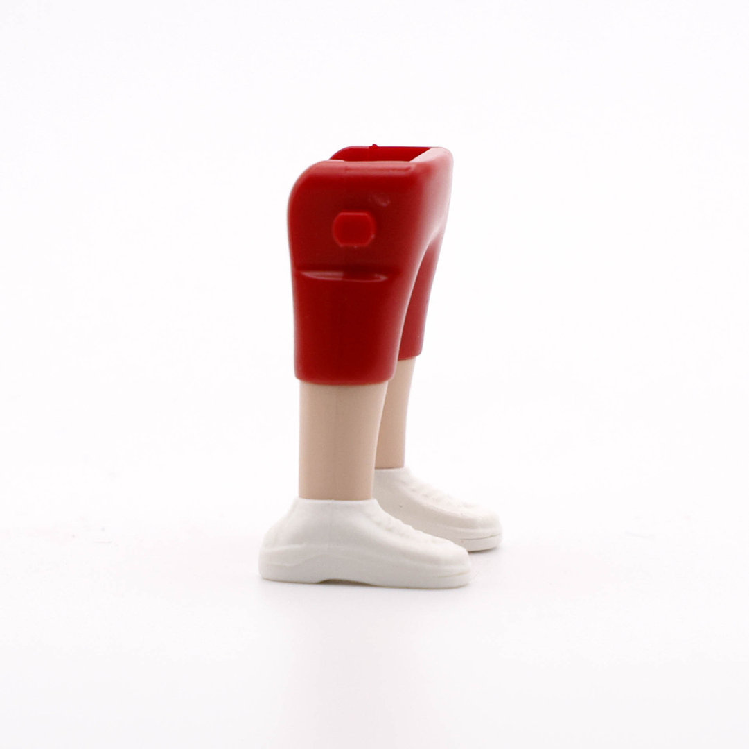 Playmobil Piernas pantalón corto rojo ¡Despiece! | clickclack.es