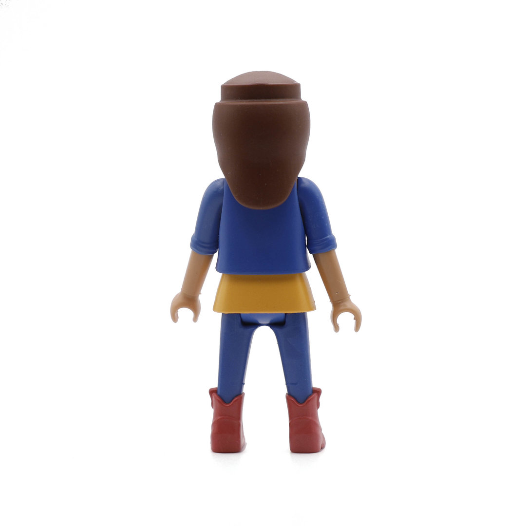 Playmobil Chica delgada con chaleco azul botines rosa ¡Mercadillo! | clickclack.es