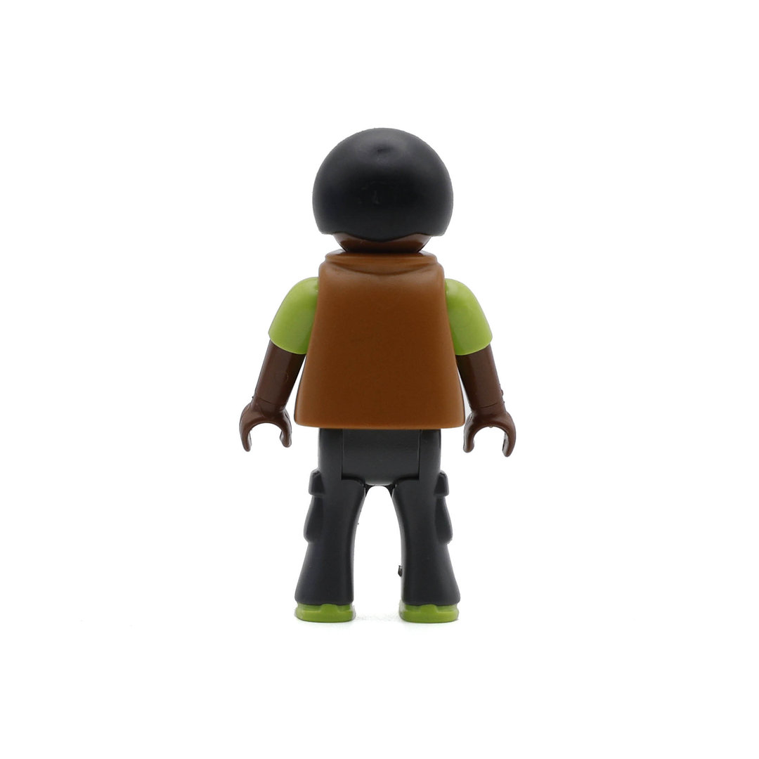 Playmobil Niño de verde con chaleco caramelo ¡Mercadillo! | clickclack.es