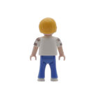 Playmobil Niño rubio en vaqueros camisa a cuadros ¡Mercadillo! | clickclack.es