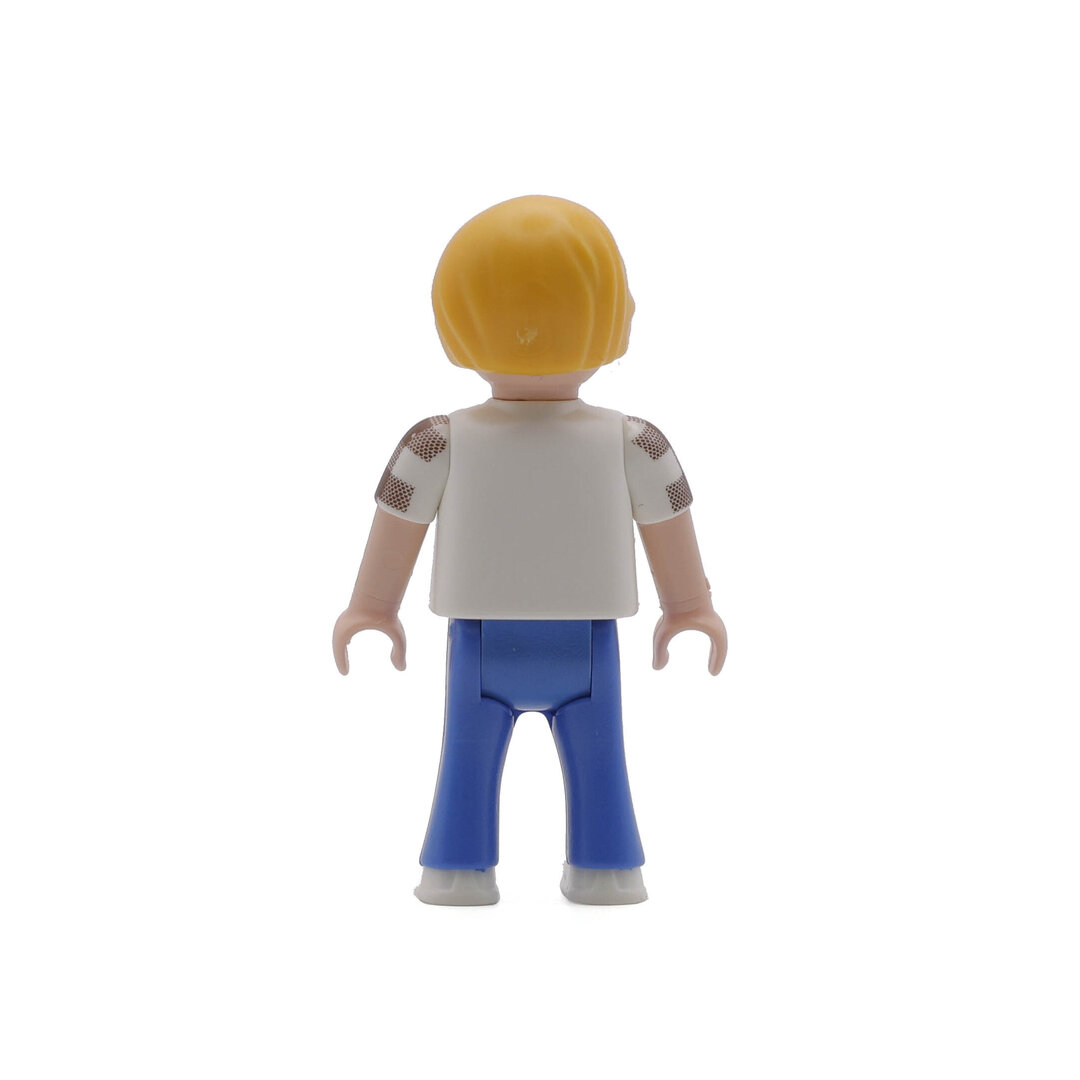 Playmobil Niño rubio en vaqueros camisa a cuadros ¡Mercadillo! | clickclack.es