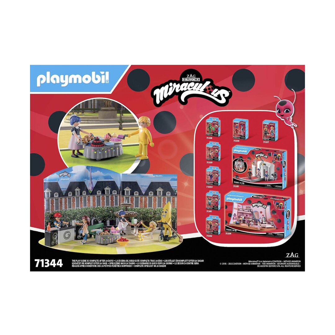 Playmobil 71344 Calendario de Adviento pícnic en París ¡Miraculous! | clickclack.es