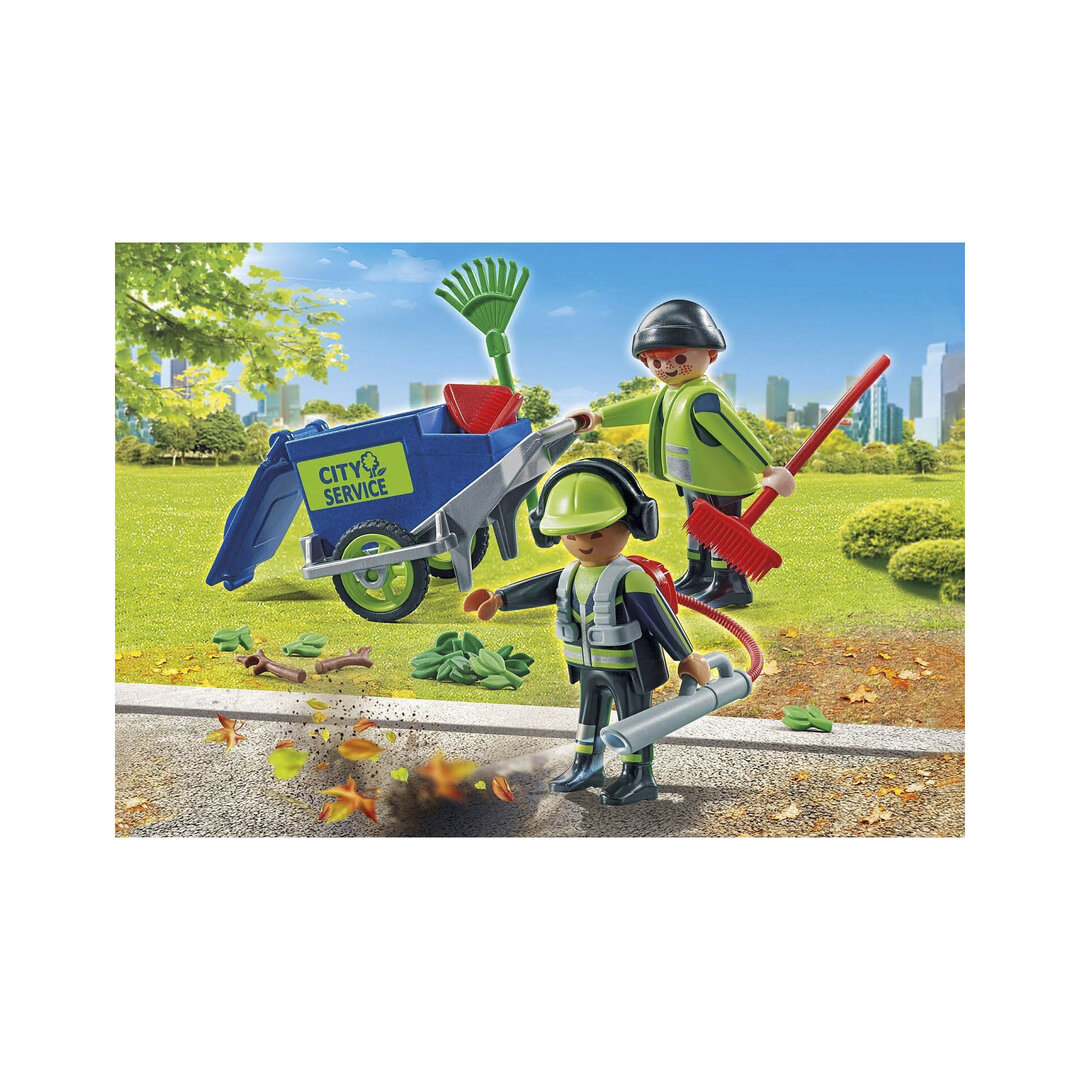 Playmobil 71434 Equipo de limpieza urbana ¡City! | clickclack.es