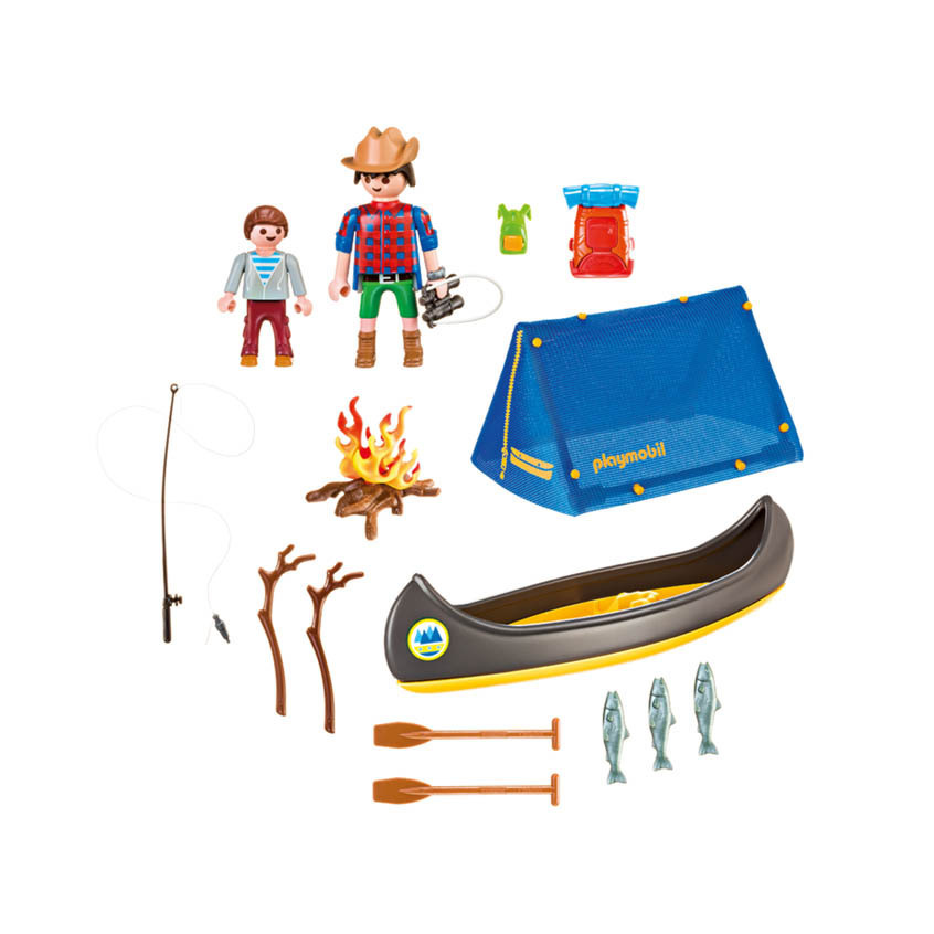 Playmobil 9323 Maletín grande Camping ¡Family Fun! | clickclack.es