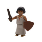 Playmobil Niña Aldeana con espada y escudo ¡Mercadillo! | clickclack.es