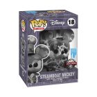 Funko POP! Artist Series: Disney - Steamboat Willie ¡Modelo 18! | clickclack.es