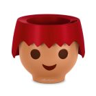 Lechuza OJO Fire red ¡Maceta! | clickclack.es