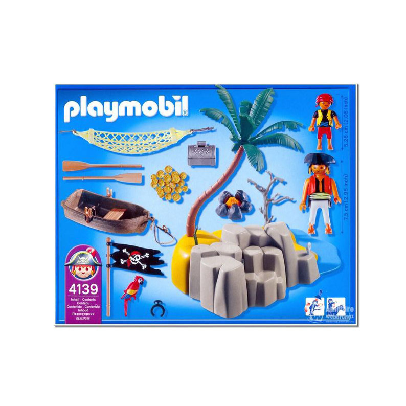 Playmobil 4139 Pequeña isla pirata ¡Pirates! | clickclack.es