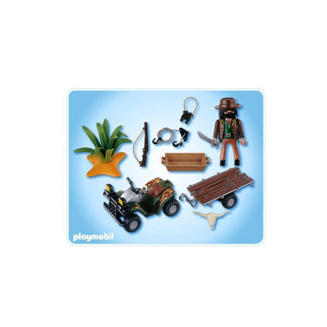 Playmobil 4834 Cazador furtivo con Quad ¡Descatalogado! | clickclack.es