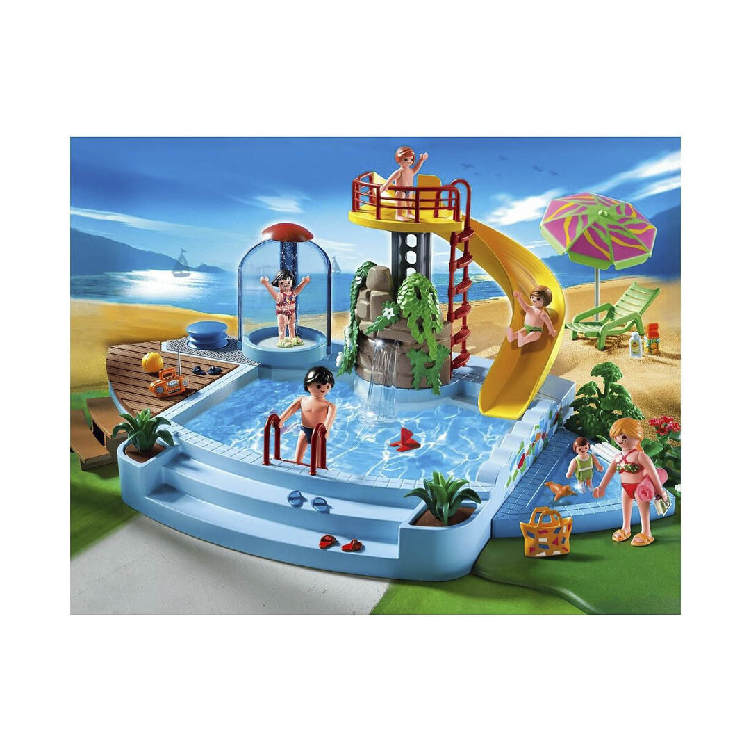 Playmobil 4858 Piscina con tobogán ¡Summer fun! | clickclack.es