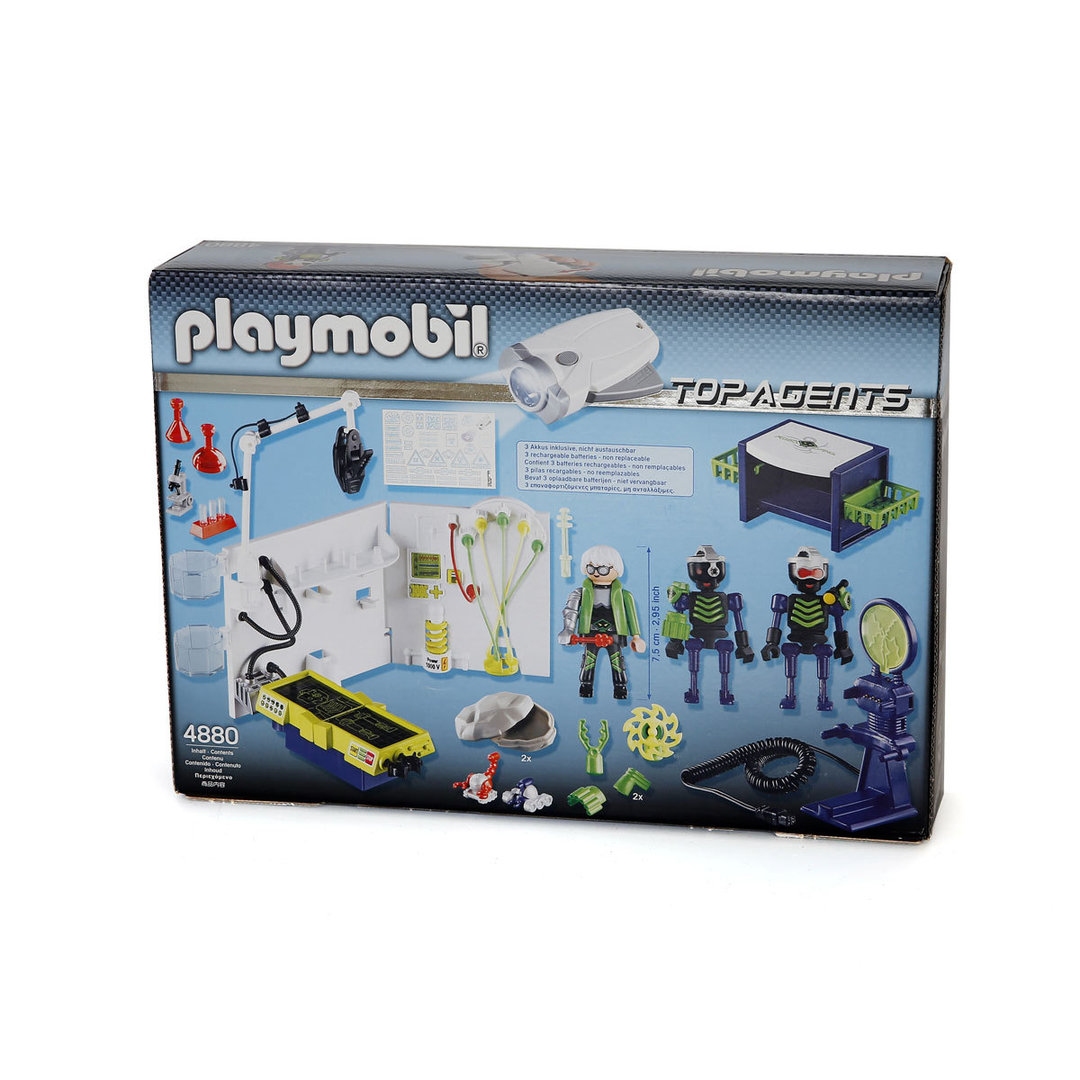 Playmobil 4880 Laboratorio de Gángsters con Linterna ¡Top agents! | clickclack.es