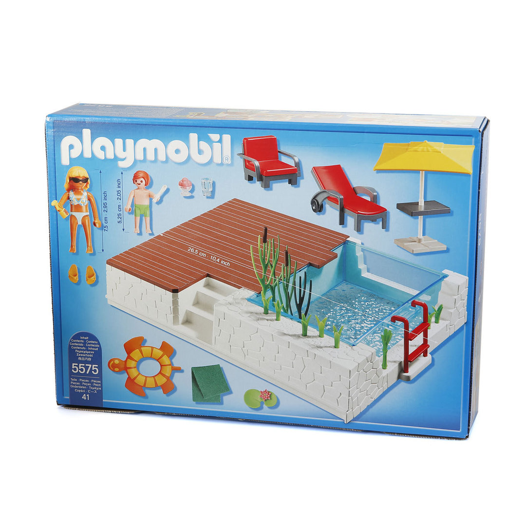 Playmobil 5575 piscina de obra ¡City life! | clickclack.es