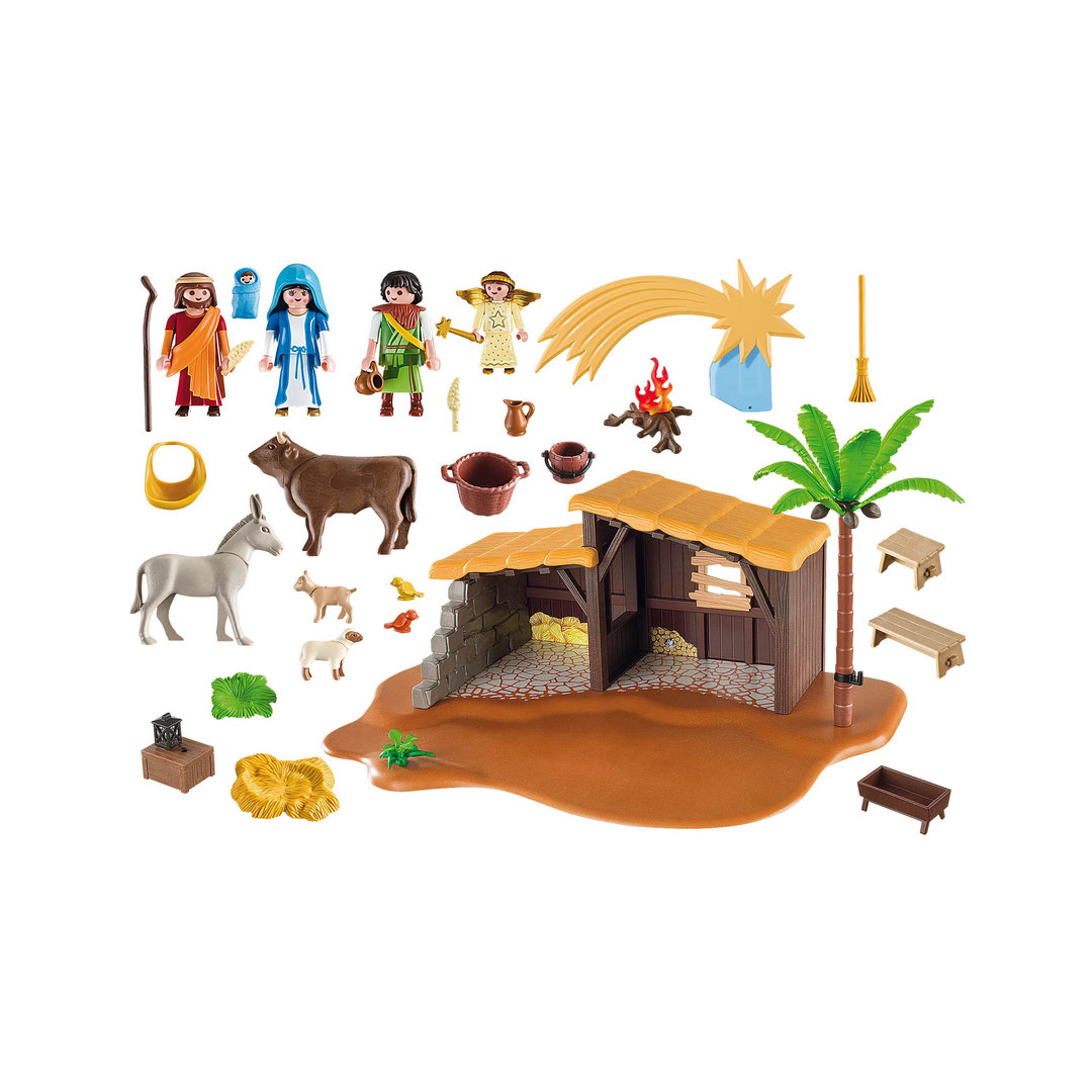 Playmobil 5588 Belén con establo "Christmas" | clickclack.es