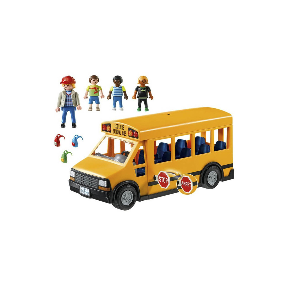 Playmobil 5680 Autobús escolar americano ¡City Action! | clickclack.es