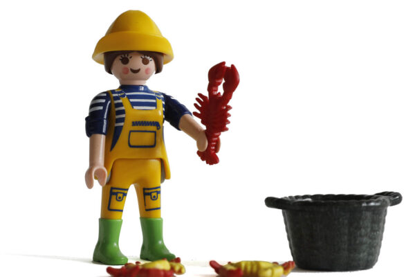 Playmobil 6841 Pescadora con marisco Sobre Sorpresa Chicas ¡Serie 10! | clickclack.es