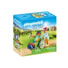 Playmobil 70193 Paciente en silla de ruedas ¡City Life! | clickclack.es