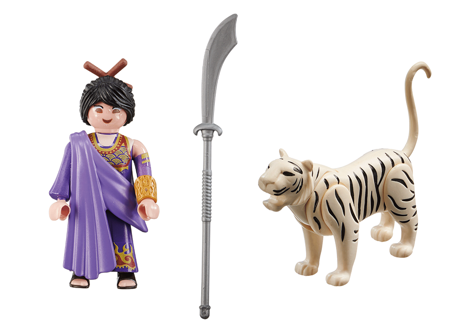 Playmobil 70382 Special Plus Guerrera asiática con tigre ¡History! | clickclack.es