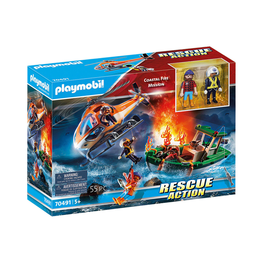 Playmobil 70491 Coastal Fire mission ¡Americano! | clickclack.es