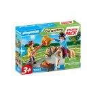 Playmobil 70505 Starter Pack Granja de caballos expansión ¡Country! | clickclack.es