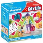 Playmobil 70595 Chica Fashion con Perro ¡City Life! | clickclack.es
