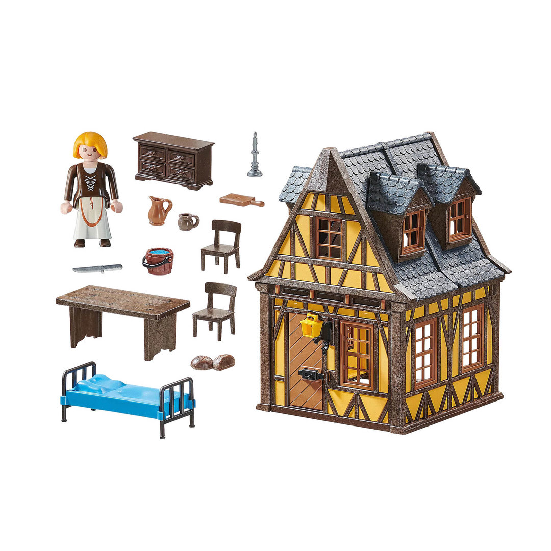 Playmobil 70597 Casa medieval amarilla ¡History! | clickclack.es