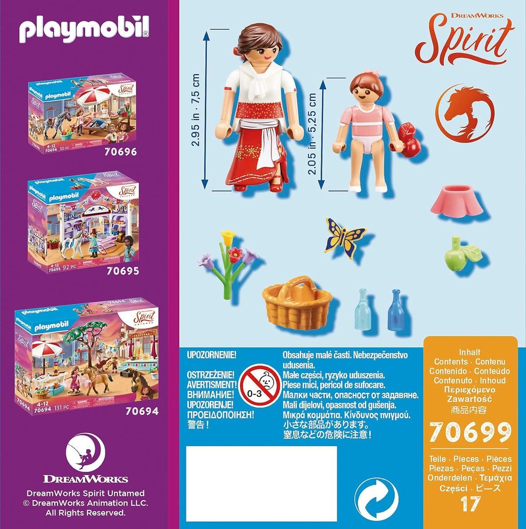 Playmobil 70699 Joven Fortu y Milagros ¡Spirit! | clickclack.es