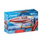 Playmobil 70744 Lancha de carreras con motor ¡Sports! | clickclack.es