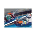 Playmobil 70769 Gran Portacontenedor con Barco Aduanero ¡City Action! | clickclack.es