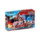 Playmobil 70935 Vehículo Bomberos: US Tower Ladder ¡Rescue! | clickclack.es