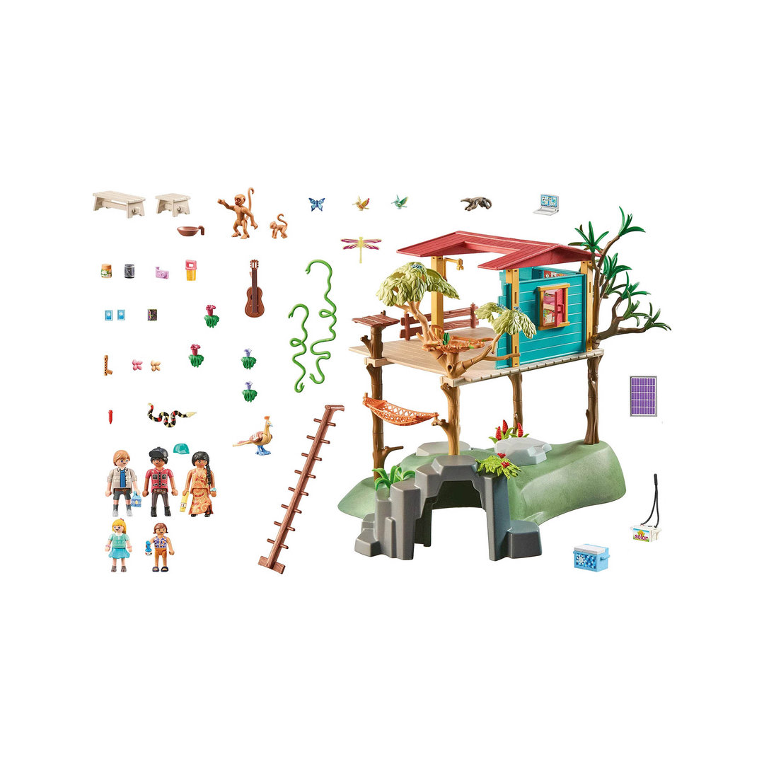 Playmobil 71013 Casa del Árbol Familiar ¡Wiltopia! | clickclack.es