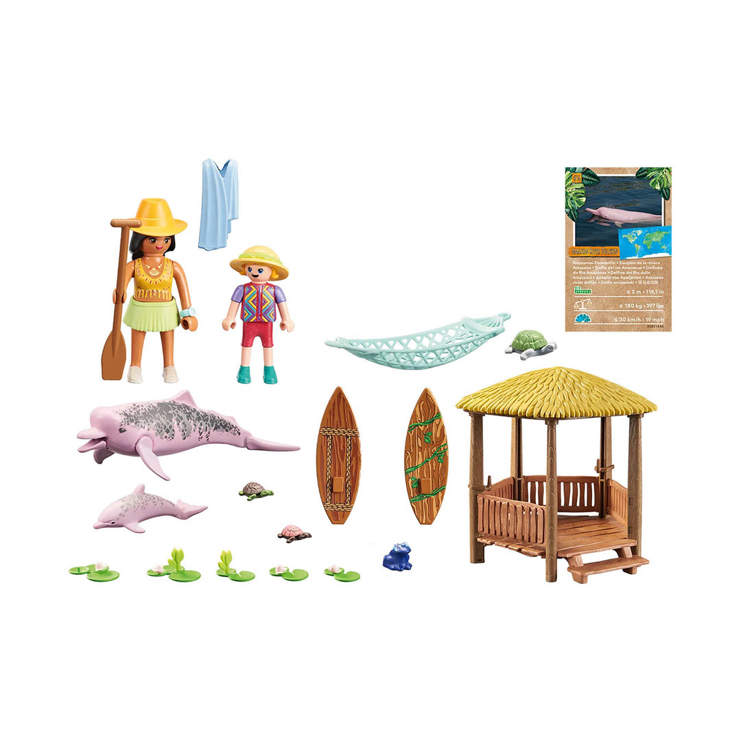Playmobil 71143 Tour de Remo con los Delfines de Río ¡Wiltopia! | clickclack.es