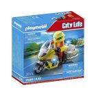 Playmobil 71205 Moto de Emergencias con luz Intermitente ¡City Life! | clickclack.es