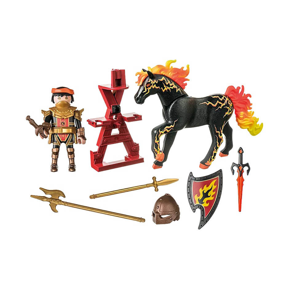 Playmobil 71213 Burnham Raiders - Caballero de Fuego ¡Novelmore! | clickclack.es