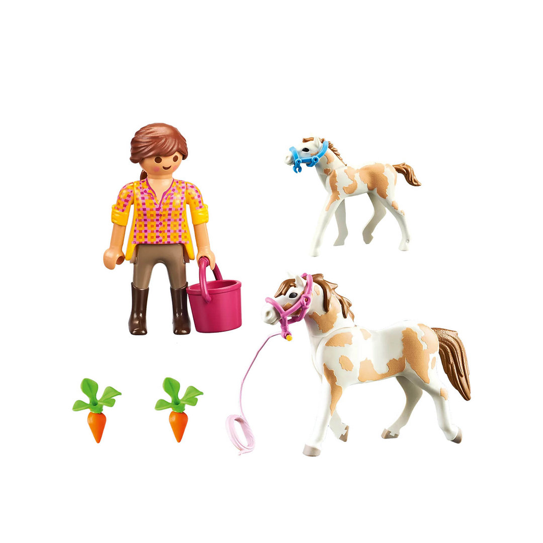Playmobil 71243 Caballo con Potro ¡Country! | clickclack.es