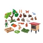 Playmobil 71252 Niña con conejera ¡Country! | clickclack.es