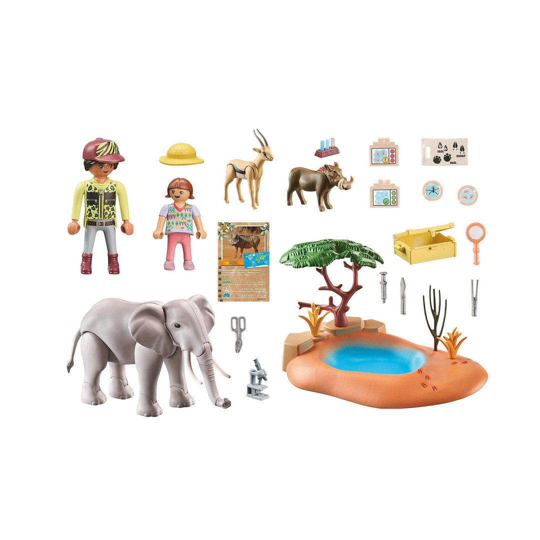 Playmobil 71294 Elefante en la charca ¡Wiltopia! | clickclack.es