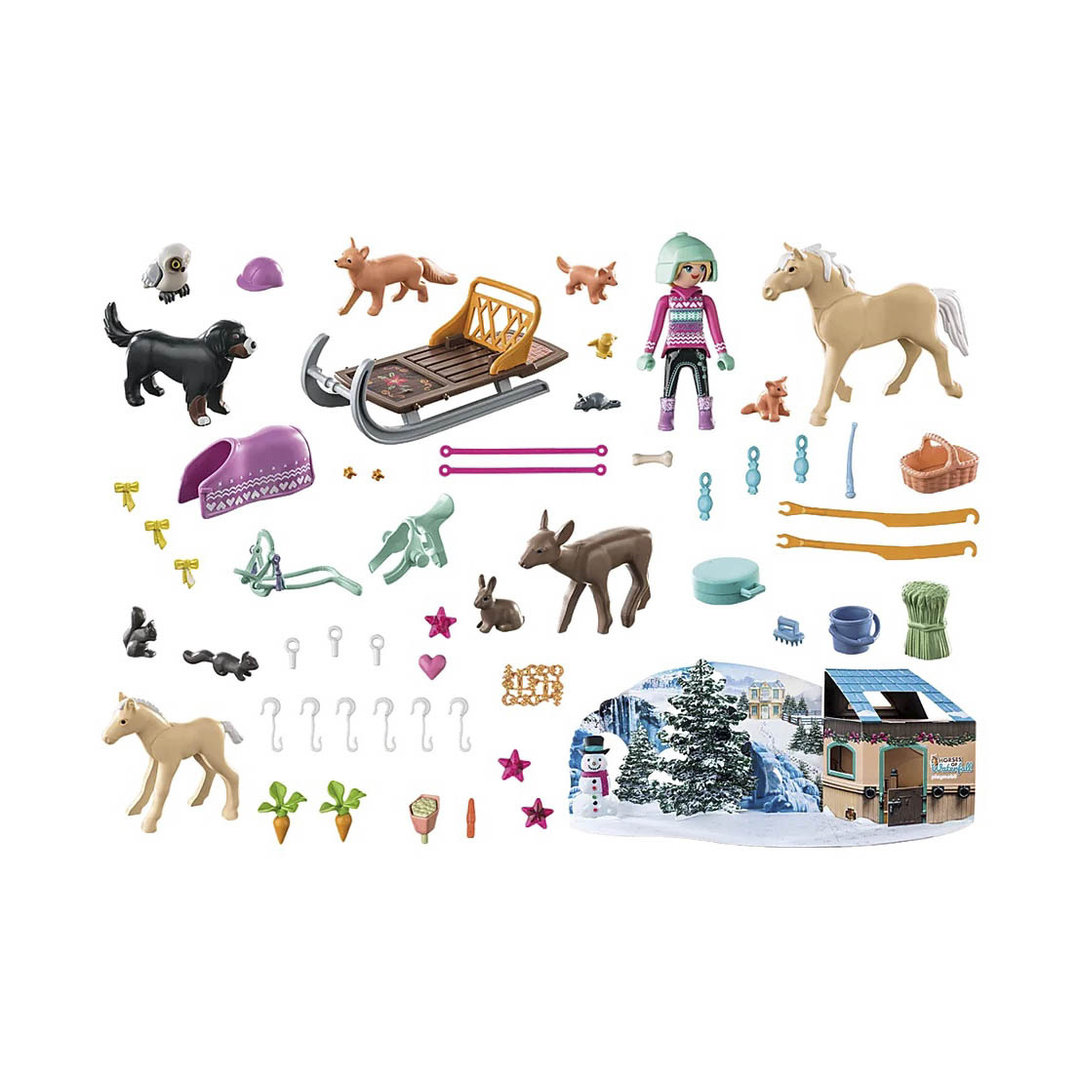 Playmobil 71345 Calendario Adviento Paseo en trineo ¡Navidad! | clickclack.es