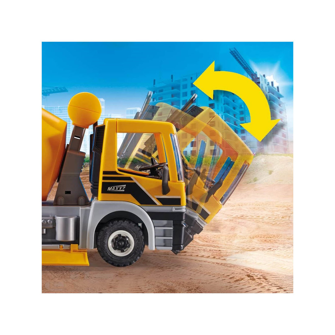 Playmobil 71406 Hormigonera con Tambor Giratorio ¡City Action! | clickclack.es