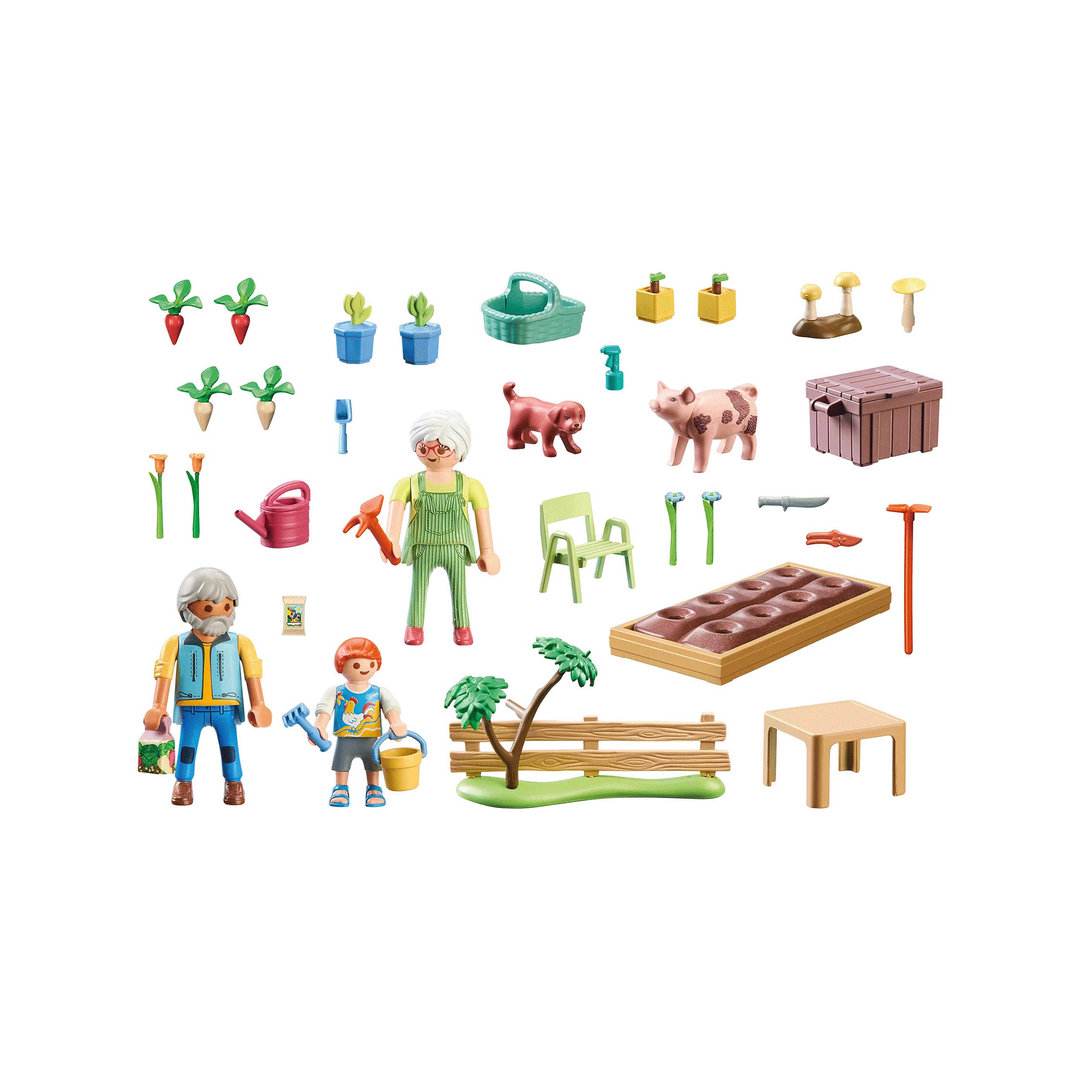Playmobil 71443 Huerto con abuelos ¡Country! | clickclack.es
