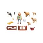 Playmobil 71444 Pastor con rebaño de ovejas ¡Country! | clickclack.es