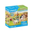 Playmobil 71444 Pastor con rebaño de ovejas ¡Country! | clickclack.es