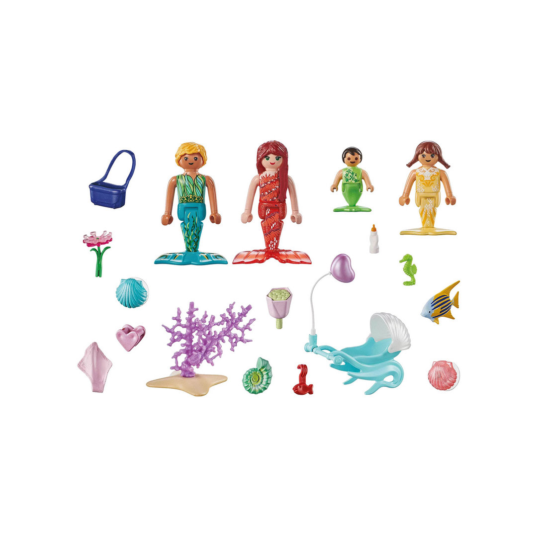 Playmobil 71469 Familia de sirenas ¡Pricess Magic! | clickclack.es
