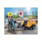 Playmobil 71752 Obrero con martillo hidráulico ¡Construct! | clickclack.es