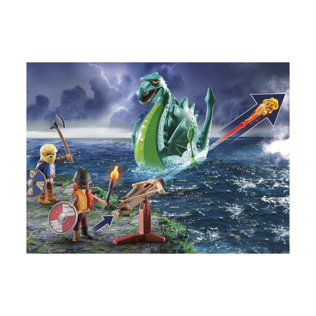 Playmobil 71830 Vikingos con monstruo marino ¡History! | clickclack.es