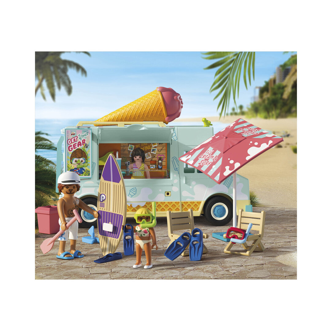 Playmobil 71904 Camión de helados con tienda de surf ¡MyLife! | clickclack.es